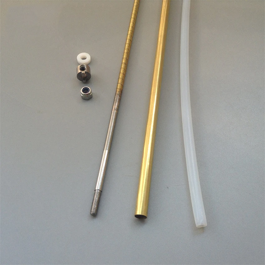 One-piece Welded Flexible Shaft Brushless Electric Boats, 3.18mm Flex Shaft System Kit, 1/8