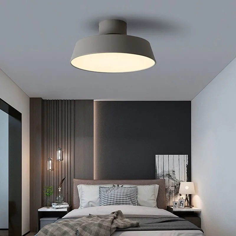 Modern LED Ceiling Light Fixture Angle Adjustable Nordic Lamp For Bedroom Living Room Kitchen Corridor Home Decor