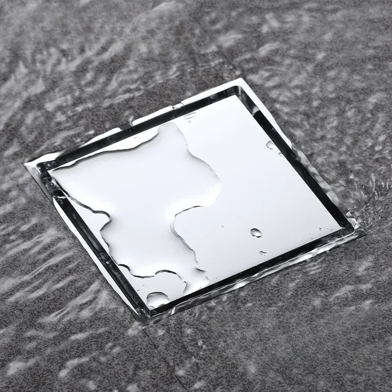 

Утолщенный слив для пола с дезодорантом для балкона в ванной комнате, невидимый кирпичный слив двойного назначения с защитой от обратного потока