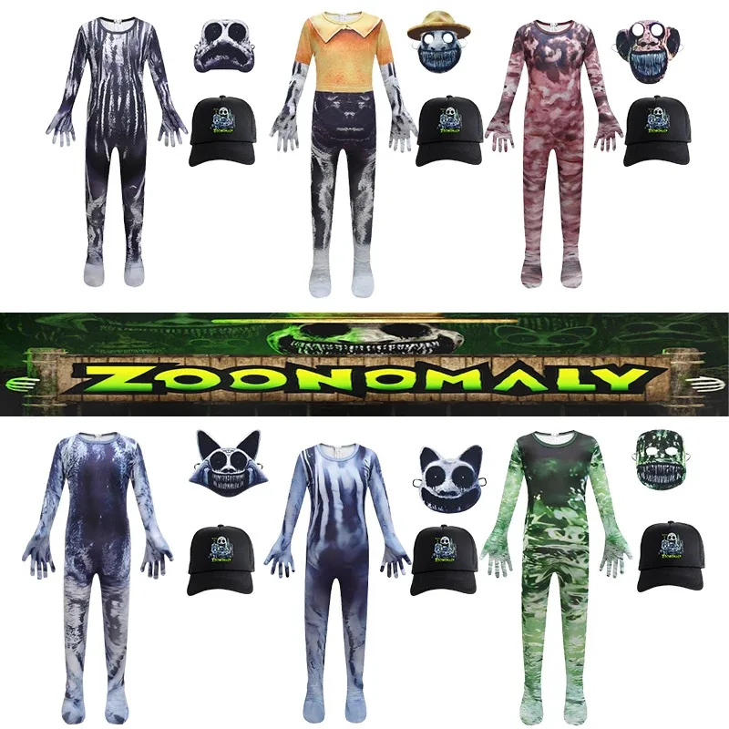 

Демогоргон костюм на Хэллоуин для детей Zoonomaly человек-пожира цветок страшная крепость косплей карнавальная вечеринка жуткая одежда маска