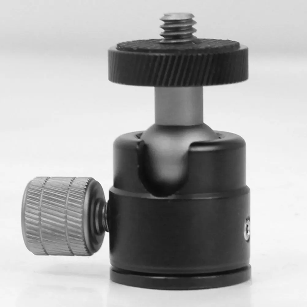 

2Pcs Projector Tripod Head Ball Head Mount Aluminum Alloy Camera Adapter Rotatable Angle Adjustable Projector Stand