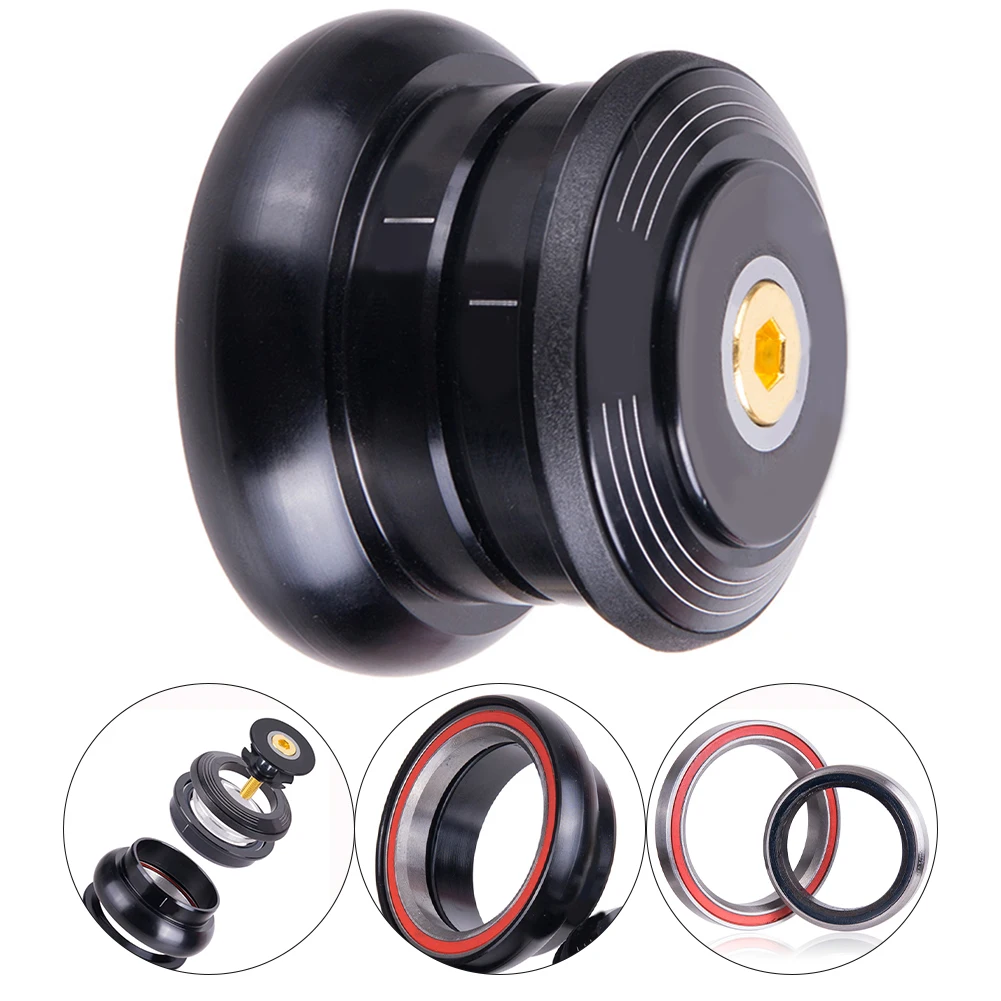 

Bicycle Headset Bowl Head Tube Bearings 28.6mm Aluminum Alloy Front Fork Head Tube Bowl Set 4444T Cycling Accessories