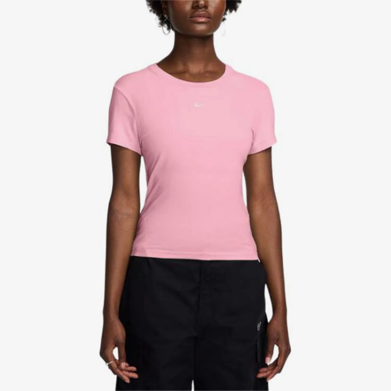 

Женская трикотажная дышащая футболка Nike Authentic 2025 Summer Slim с коротким рукавом FV5509-690