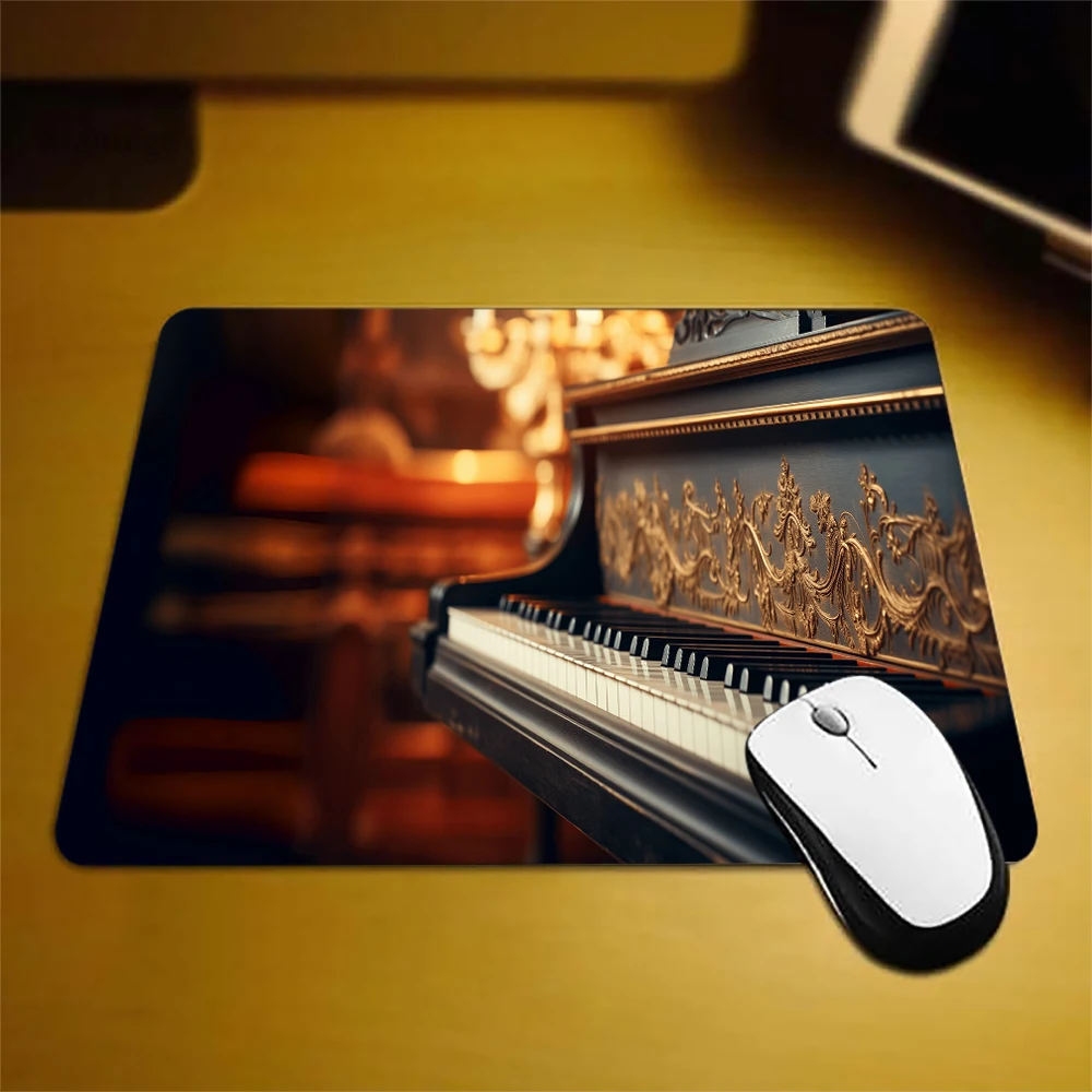 Piano Keyboard Long Pad Office Accessories Mosepad Pad To Computer Things for Desk Gaming Tables Mouse Pad Large Table Mat