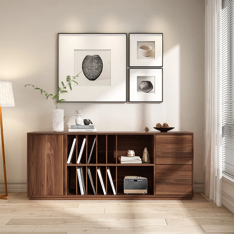Storage Bookshelf Shelves Cd Racks Mid Century Modern Box Desk Library Children'S Bookcases Wall Estante De Livros Furniture image 2