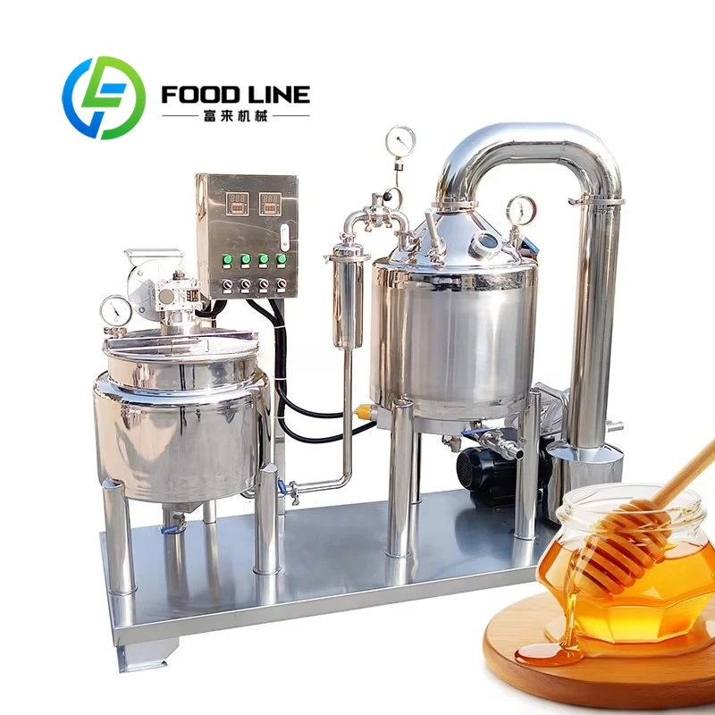 Honey Filtering Processing Equipment Tomato Paste Concentrator Vacuum Filtration Stirring Concentration Equipment