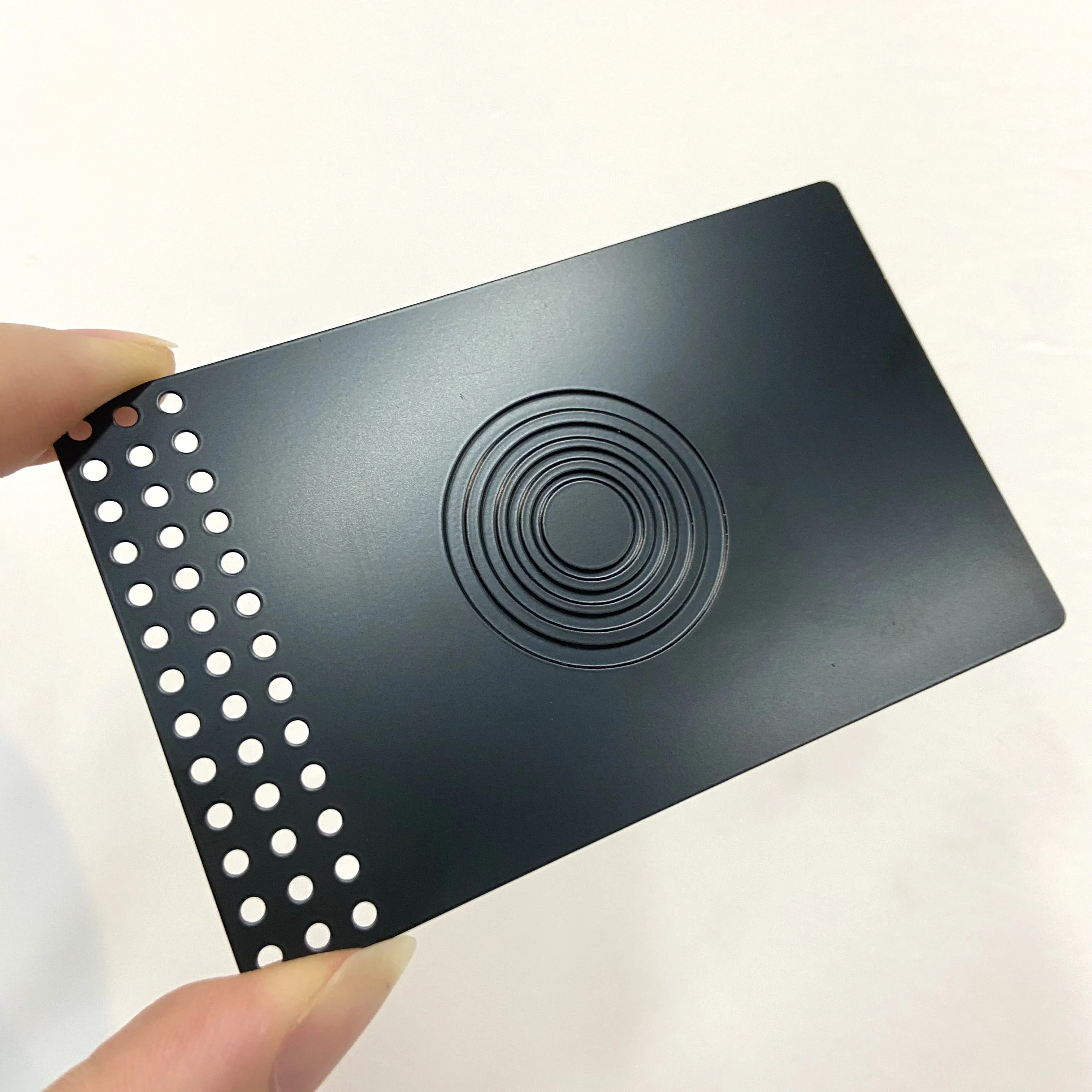 Stainless Steel Aluminum Luxury Metal Playing Cards Black Blank