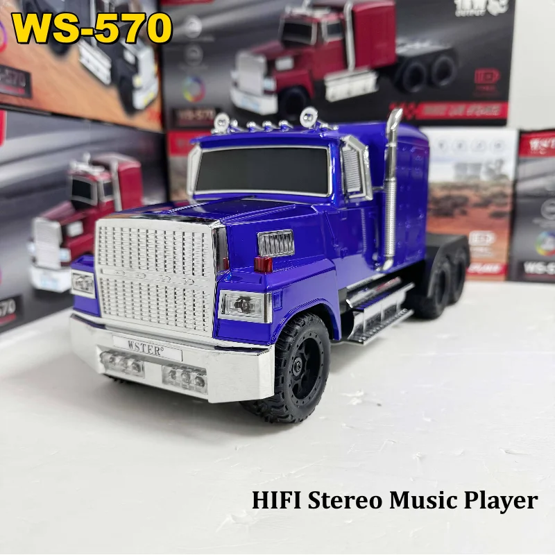 

Bluetooth-динамик в форме автомобиля WS-570, настольный компьютер, бумбокс, ретро HIFI, стерео музыкальный плеер, поддержка BT USB-накопителя, TF-карта FM TWS