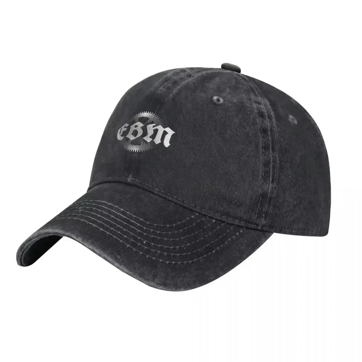EBM Electronic Body Music Baseball Cap Distressed Denim Hat Unisex Vintage Washed Sun Hat Adjustable Outdoor Streetwear Cap