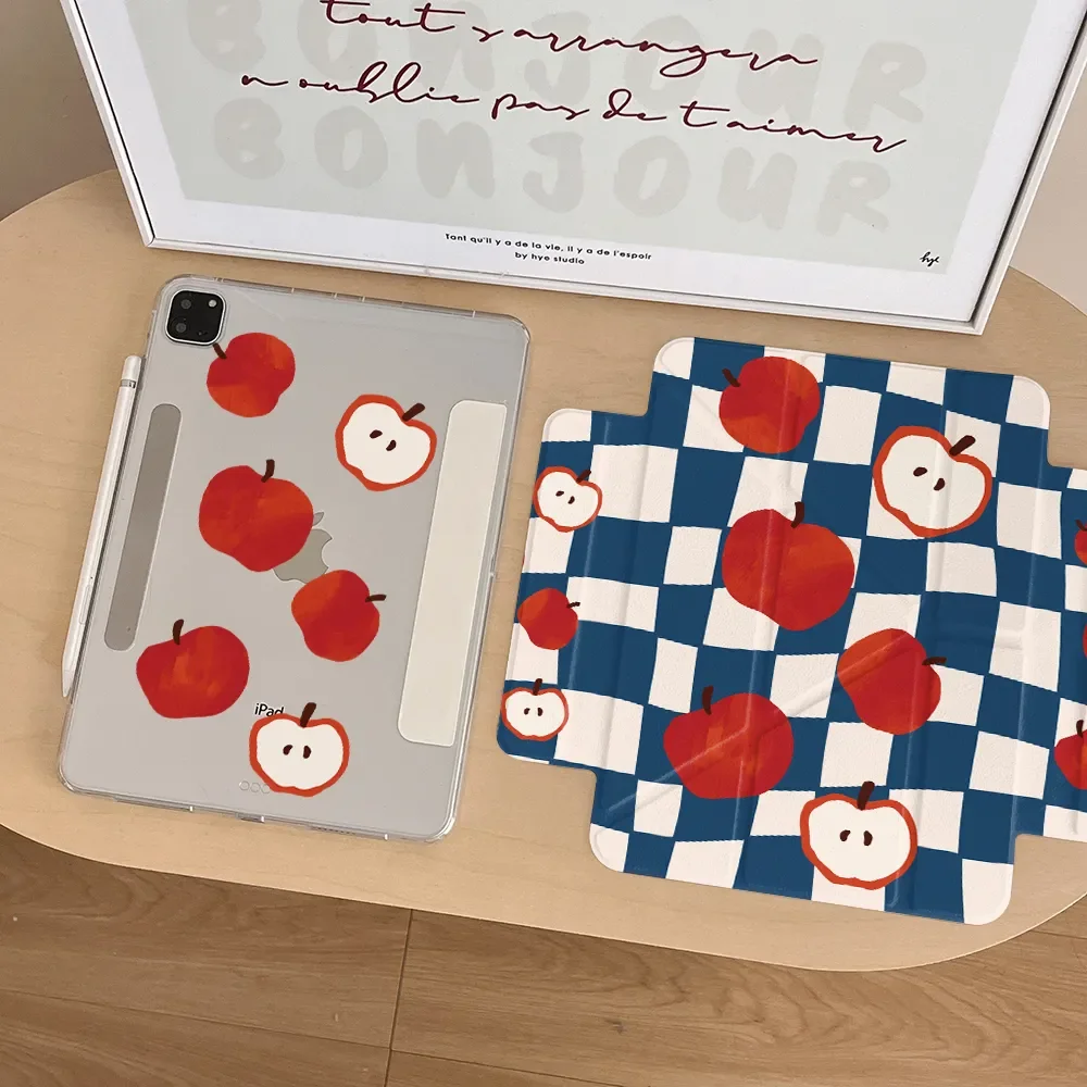 

Apple Grid Y2K Tablet Case For iPad Pro 11 12.9 13 8.3 M2 M4 M3 9.7 10.2 5/6th 7/8/9 10th 11th Mini 6 7 Air 3 4 5 6 Stand Cover