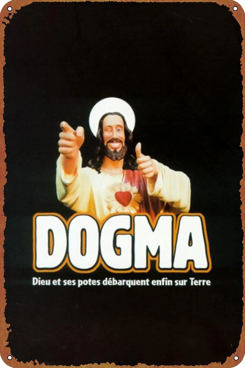 M1 ، Dogma مقهى بار المنزل جدار الفن الديكور ملصق ريترو خمر معدن القصدير تسجيل