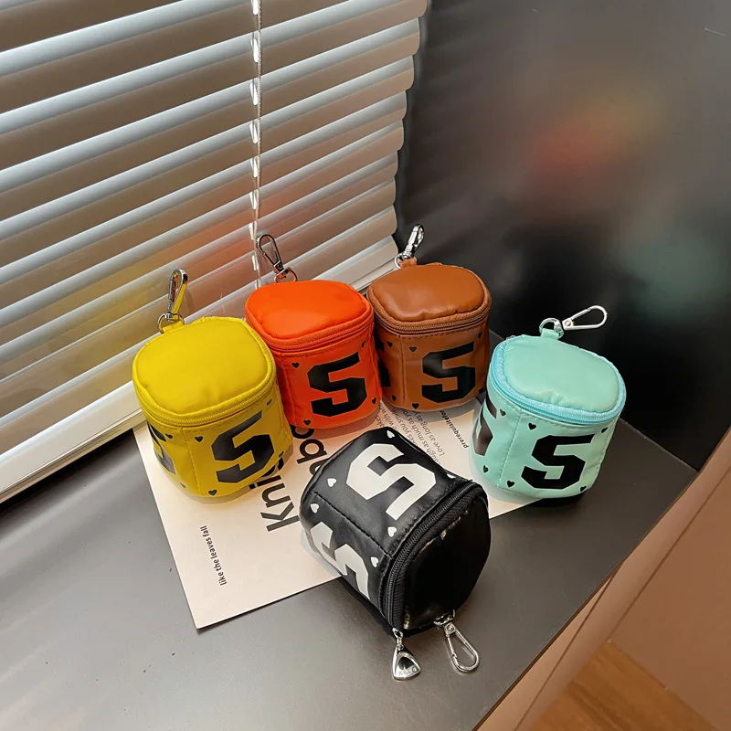 

2025 New Fashion Mini Bag Women Cartoon Lipstick Earphone Letter Accessory Hanger Purse
