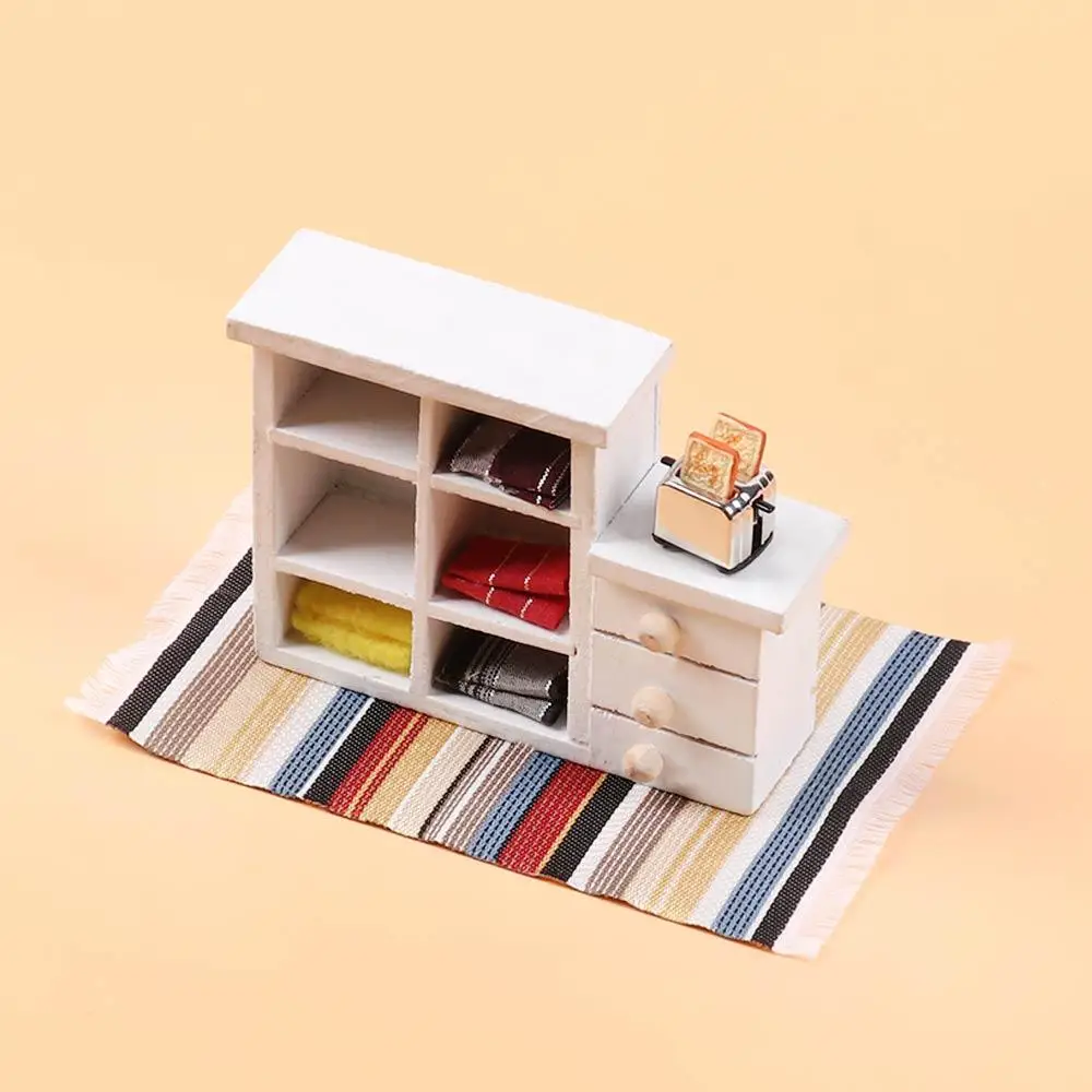 Casa da gioco in stile turco Mini decorazioni per la casa Rivestimenti per pavimenti Accessori per bambole Tappeto per casa delle bambole Tappeto per tessitura in miniatura Scala 1:12