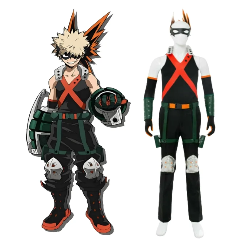 Bakugou Katsuki Bakugo Cosplay Anime My Hero Academia Plush Toy Gloves Cuff Arm Wrist Band Power Bracer Grenades Stuffed Toy