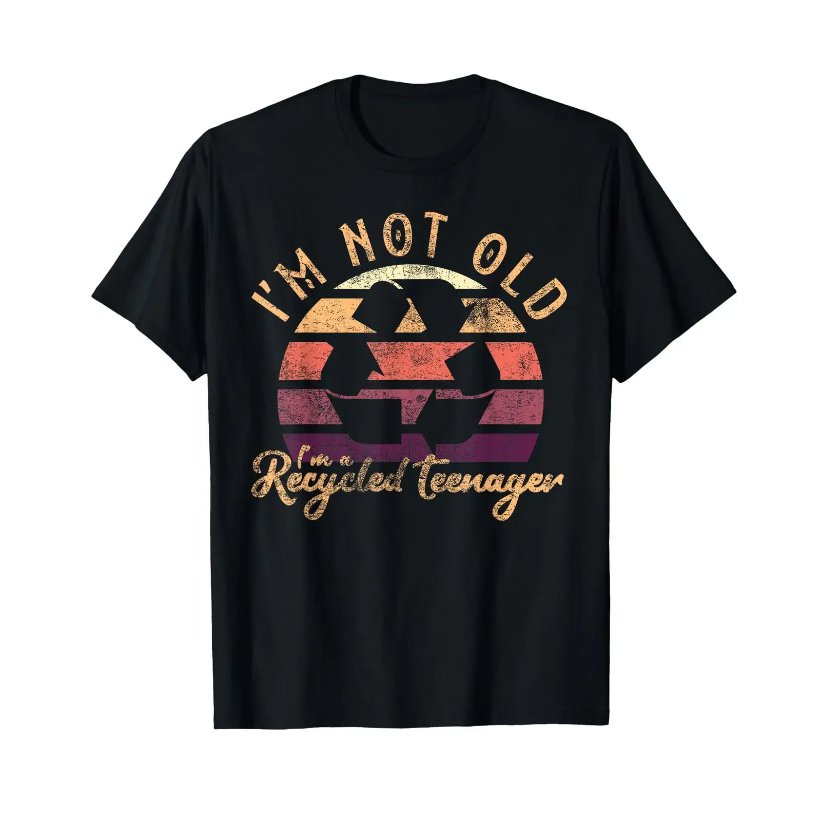 I'm Not Old a Recycled T Shirtnager Funny Vintage for Seniors Shirt black S vintage Washed streetwear Versatile Slightly