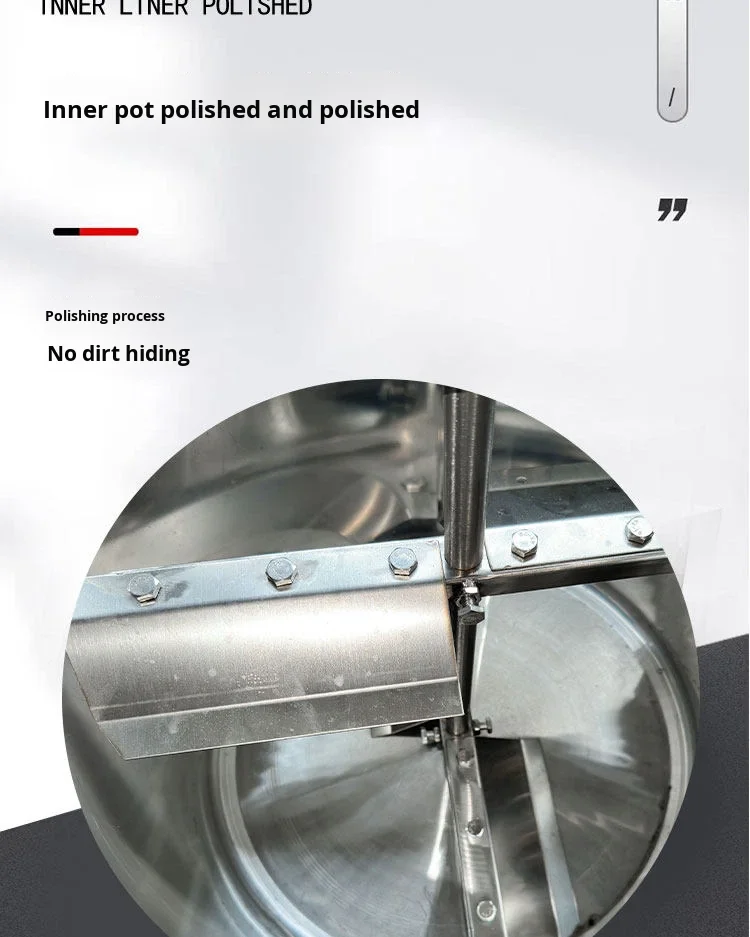 Doubanjiang Fermented Broad Bean Paste Chili Sauce Mixing Bucket Stir-Fry Machine Double-Layer Stirring Fully Food Homogenizer