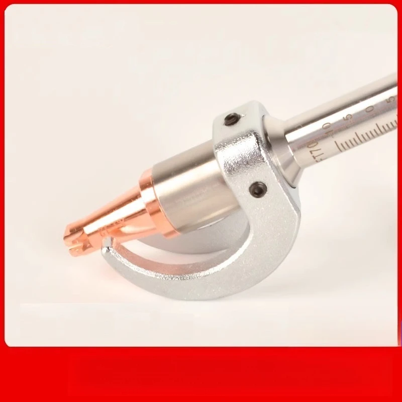 Handheld Laser Welding Angle Positioning Fixture Auxiliary Locator With M16 Scale Tube For Welding Torch Head