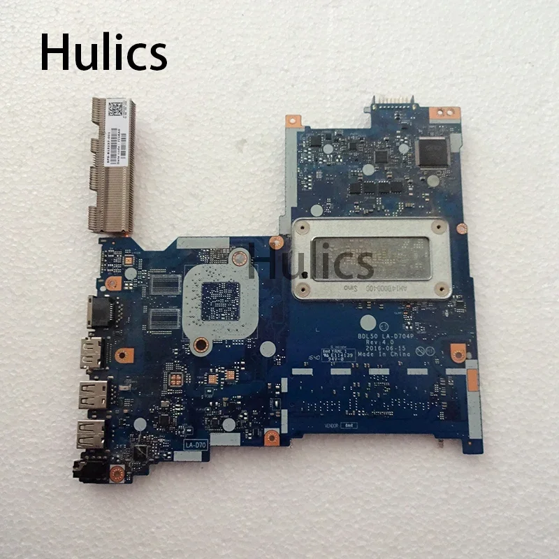 Hulics المستخدمة للوحة الأم للكمبيوتر المحمول HP 15-AY Series 854939 -601 854939 -001 BDL50 LA-D704P مع لوحة SR2EU I3-6100U