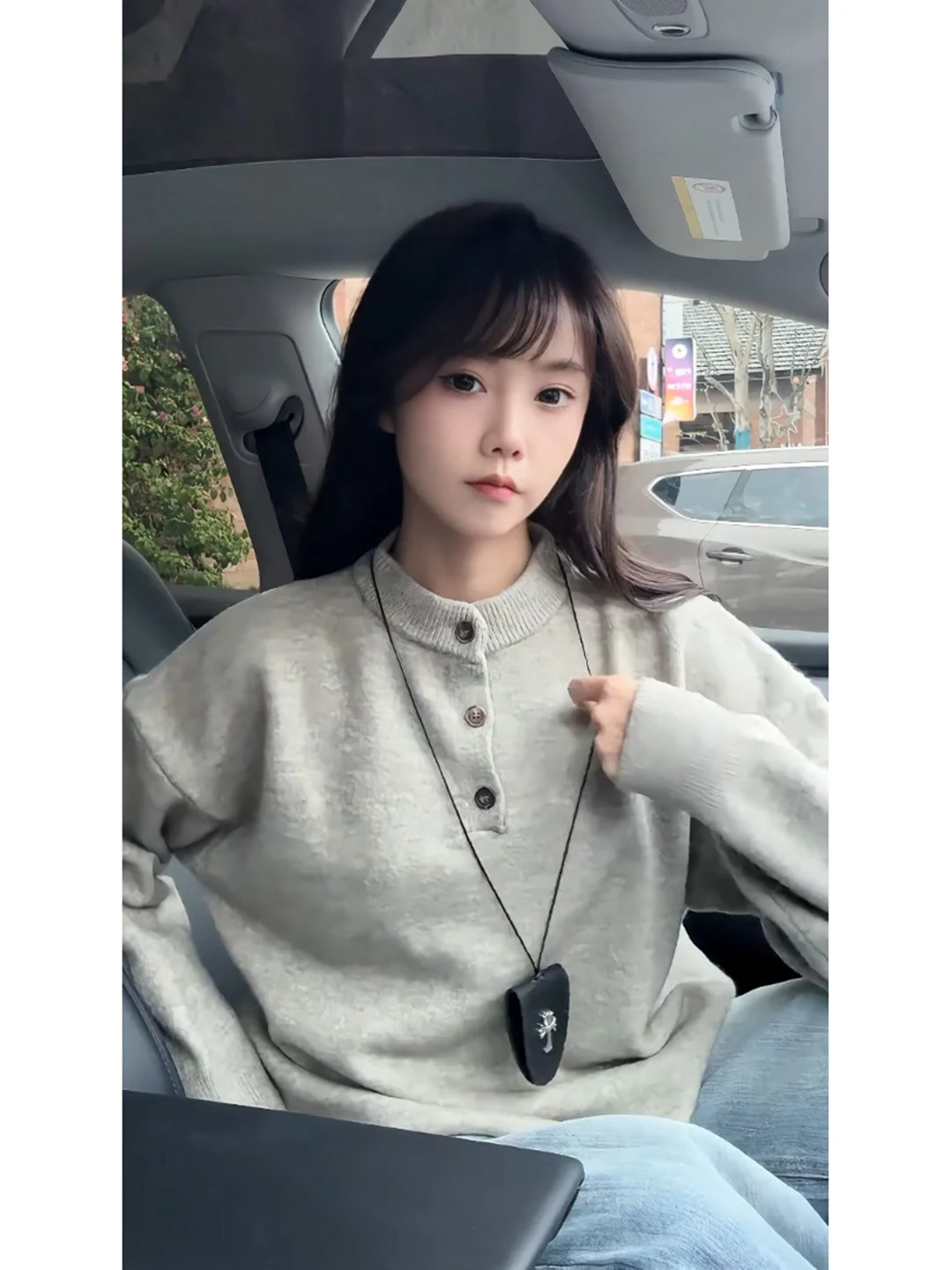 

Свитер Cleanfit с воротником хенли, осенний, в американском ретро-стиле, вязаный, в стиле Old Money, базовый слой, верхняя одежда