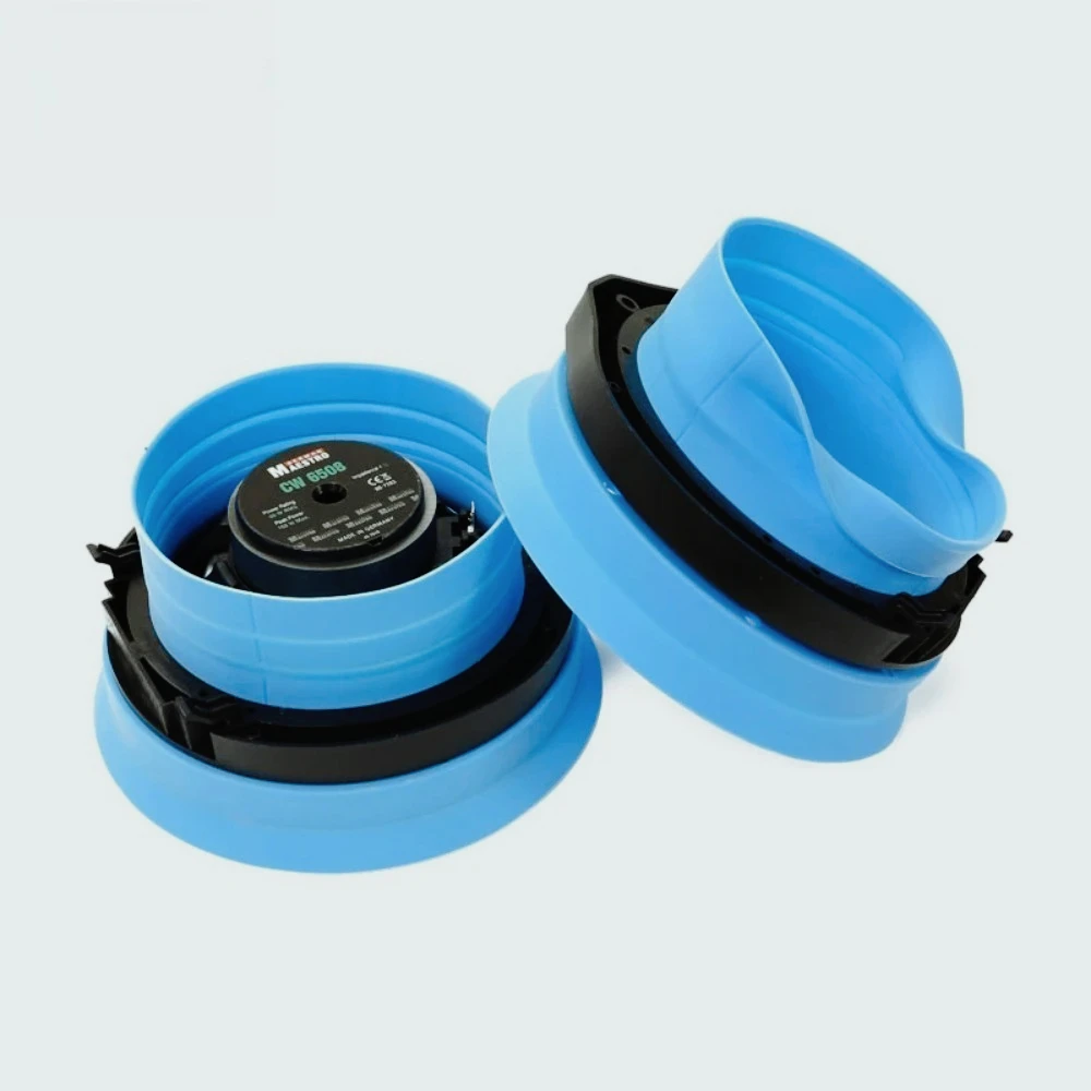 ZF-T Altavoz de audio para coche, 2 piezas, 6,5 pulgadas, cubierta impermeable, silicona suave