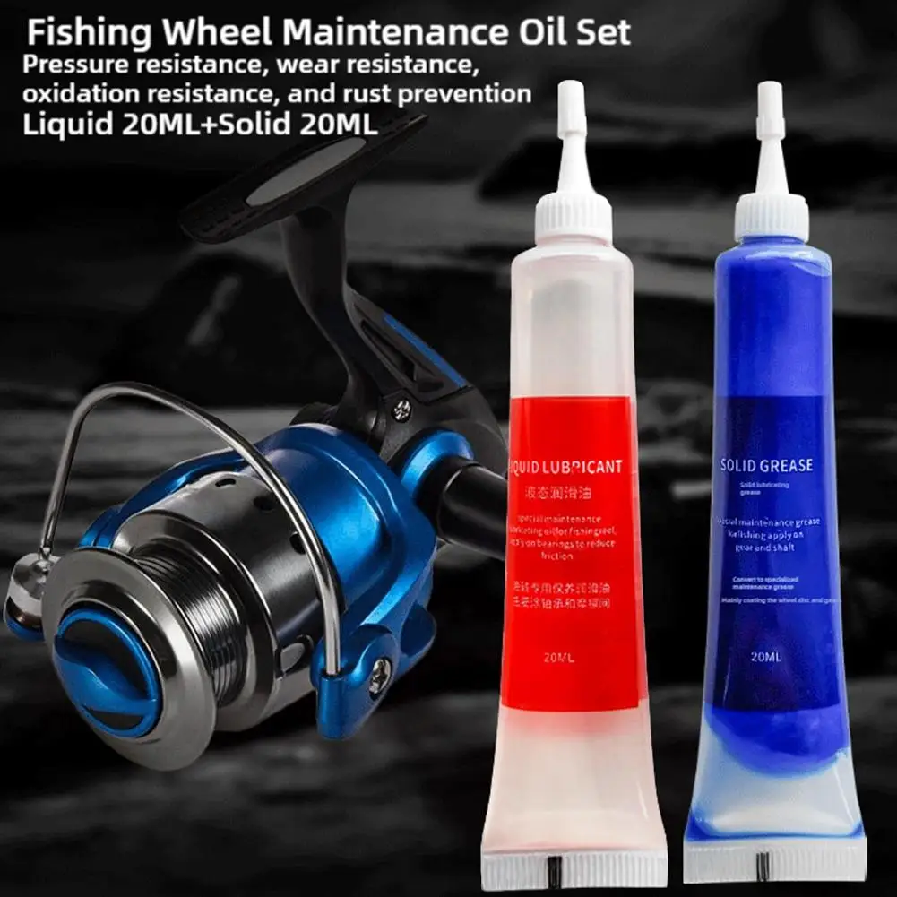 Fishing Reel Maintenance Oil And Grease Lubricant Tools For Baitcasting Fishing Reel Bearing Maintenance Fishing T S5H0