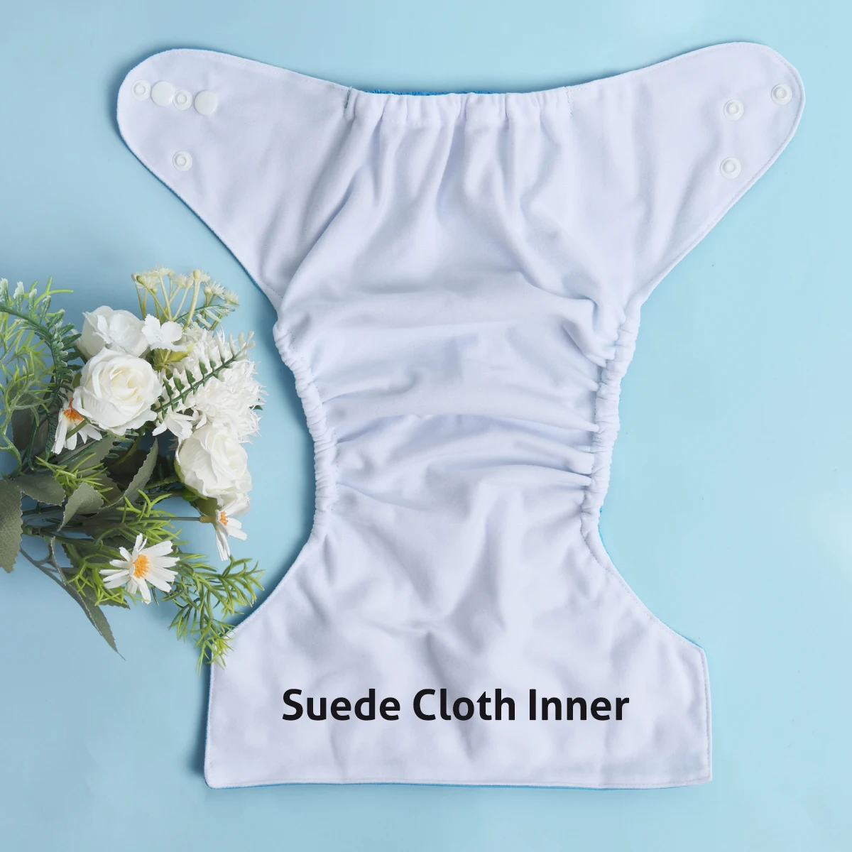 ALVABABY 3 подгузники + 3 вставки Детские тканевые подгузники на кнопках Регулируемые моющиеся многоразовые тканевые подгузники для маленьких девочек и мальчиков