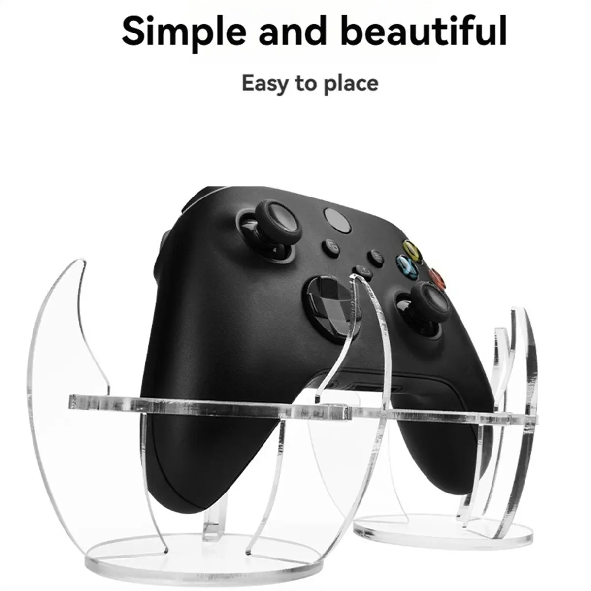 2PCS Desktop Stand Holder with Anti-Slip Pad Desktop Support Holder Stand Base for PlayStation5 for Gamepad