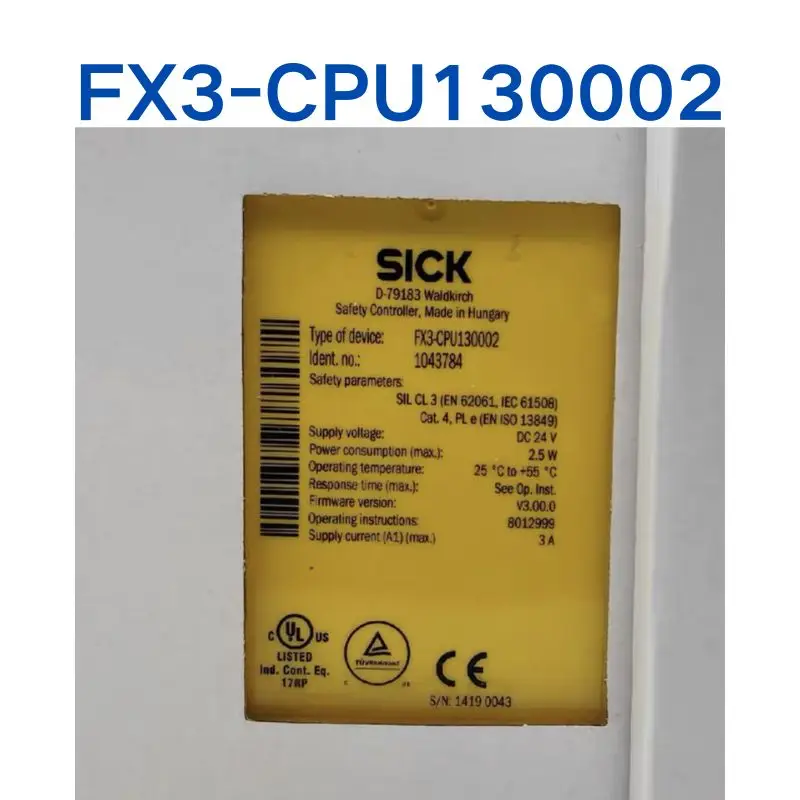 New FX3-CPU130002 Order Number 1043784 Safety Relay CPU Module Quick  Shipping