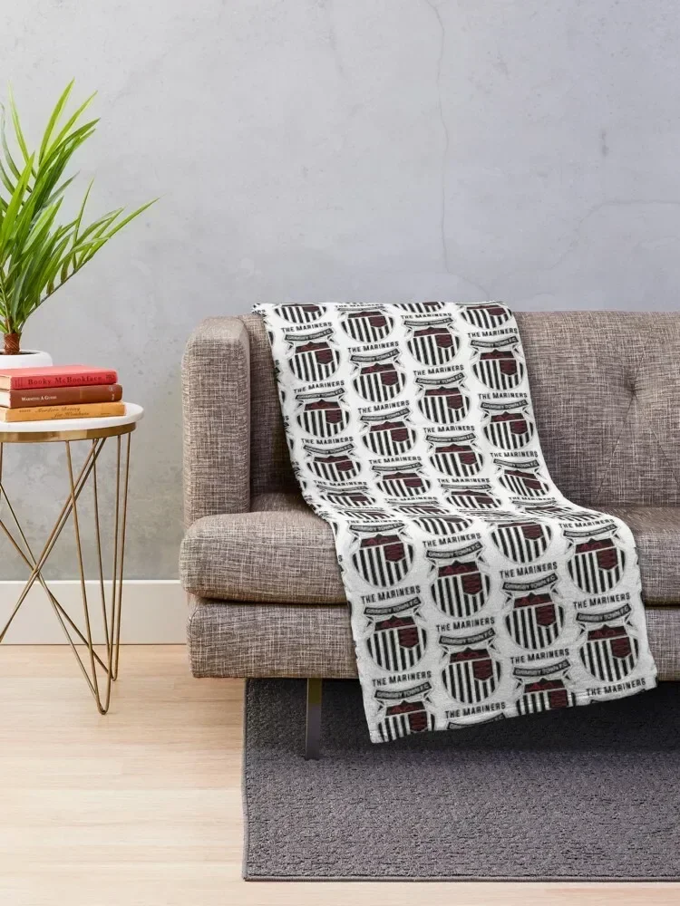Grimsby Town [the mariners] Throw Blanket Soft Bedroom Blanket for Night Sleeping