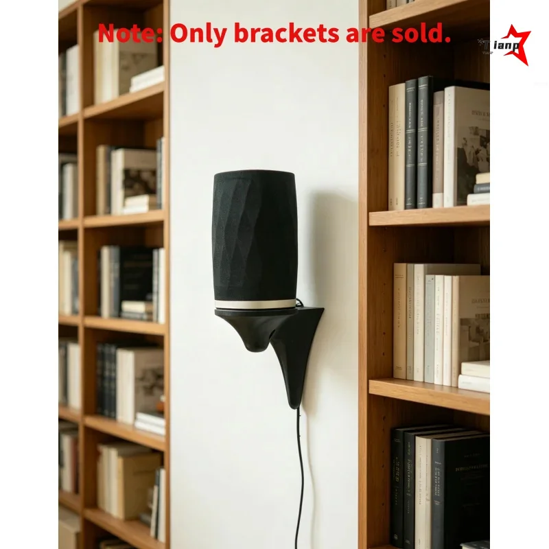 Space Saving Living Room Speaker Holder for B&W Formation Flex Wireless Audio Swivel Adjustable Metal Wall Bracket