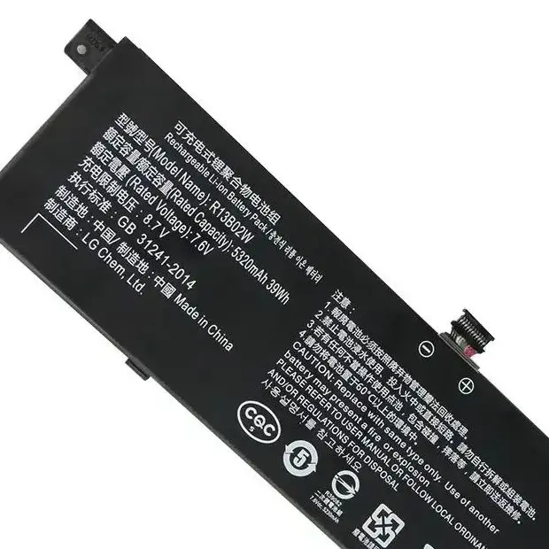 

Premium Quality Battery R13B01W R13B02W For Xiaomi Mi Notebook Air 13 13.3" 161301-01 Long Battery Life