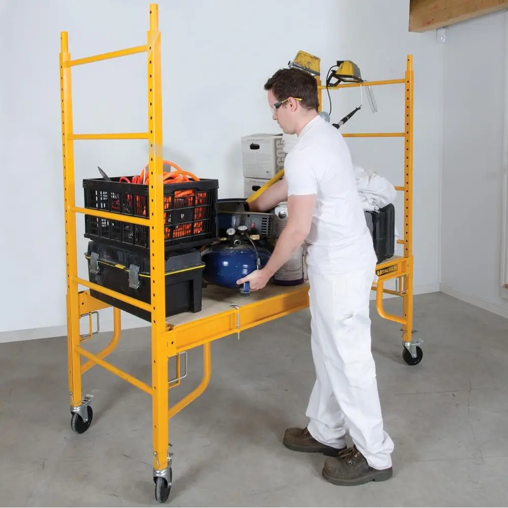 6' Baker-Style Scaffold - 1,000-Lb. Capacity, Steel, Model# I-CISC