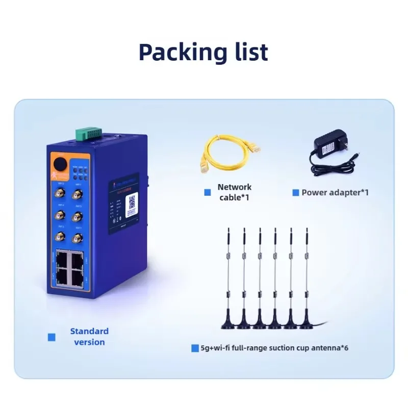 USR-G816 5G Industrie-Router – RedCap CPE, Multi-Port, Dual-WLAN, Qualcomm-Chip, 485/232 serielle Unterstützung, hohe Geschwindigkeit stabil