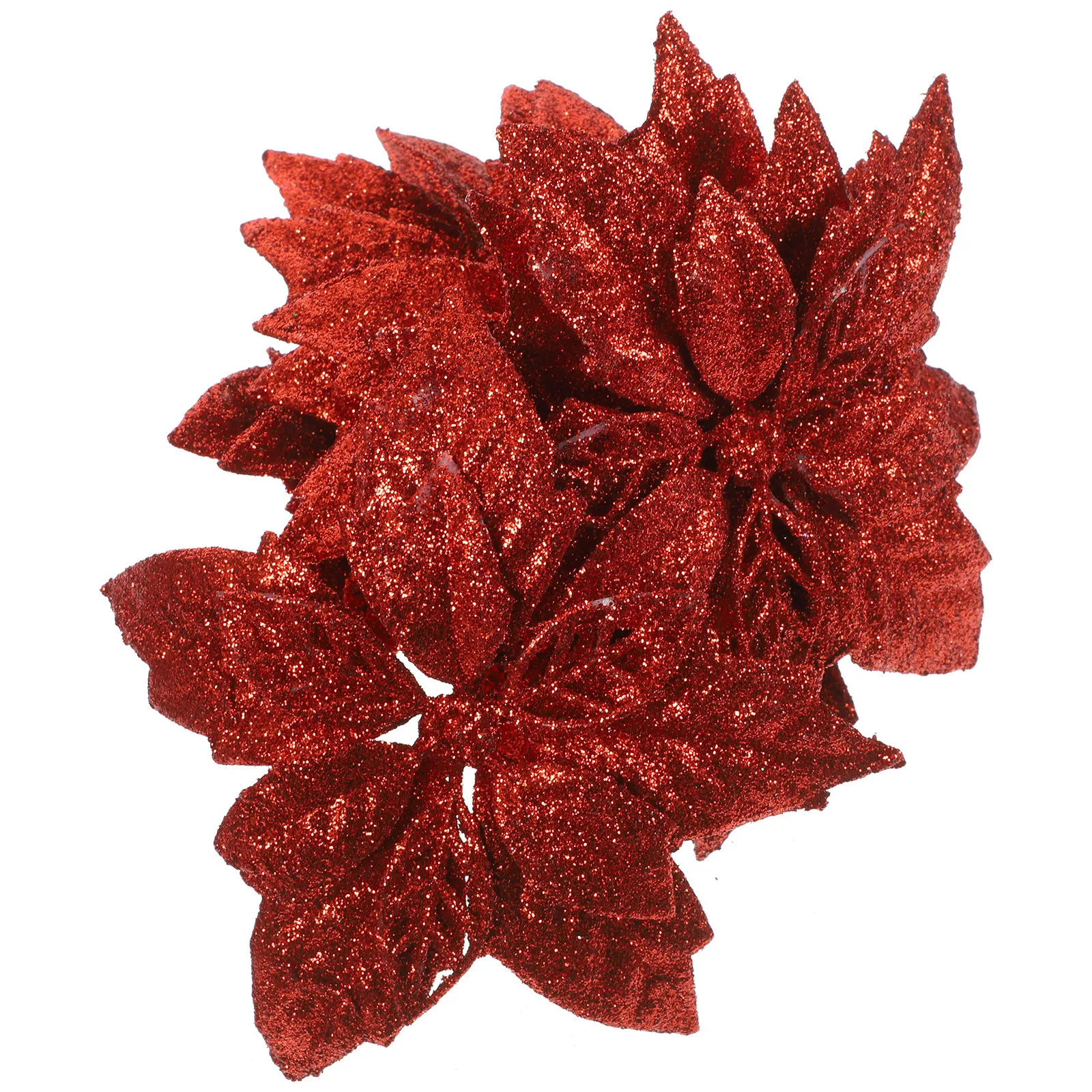 

Poinsettias Artificial Flower Decoration Ornaments Inflatable Flowers Man Christmas
