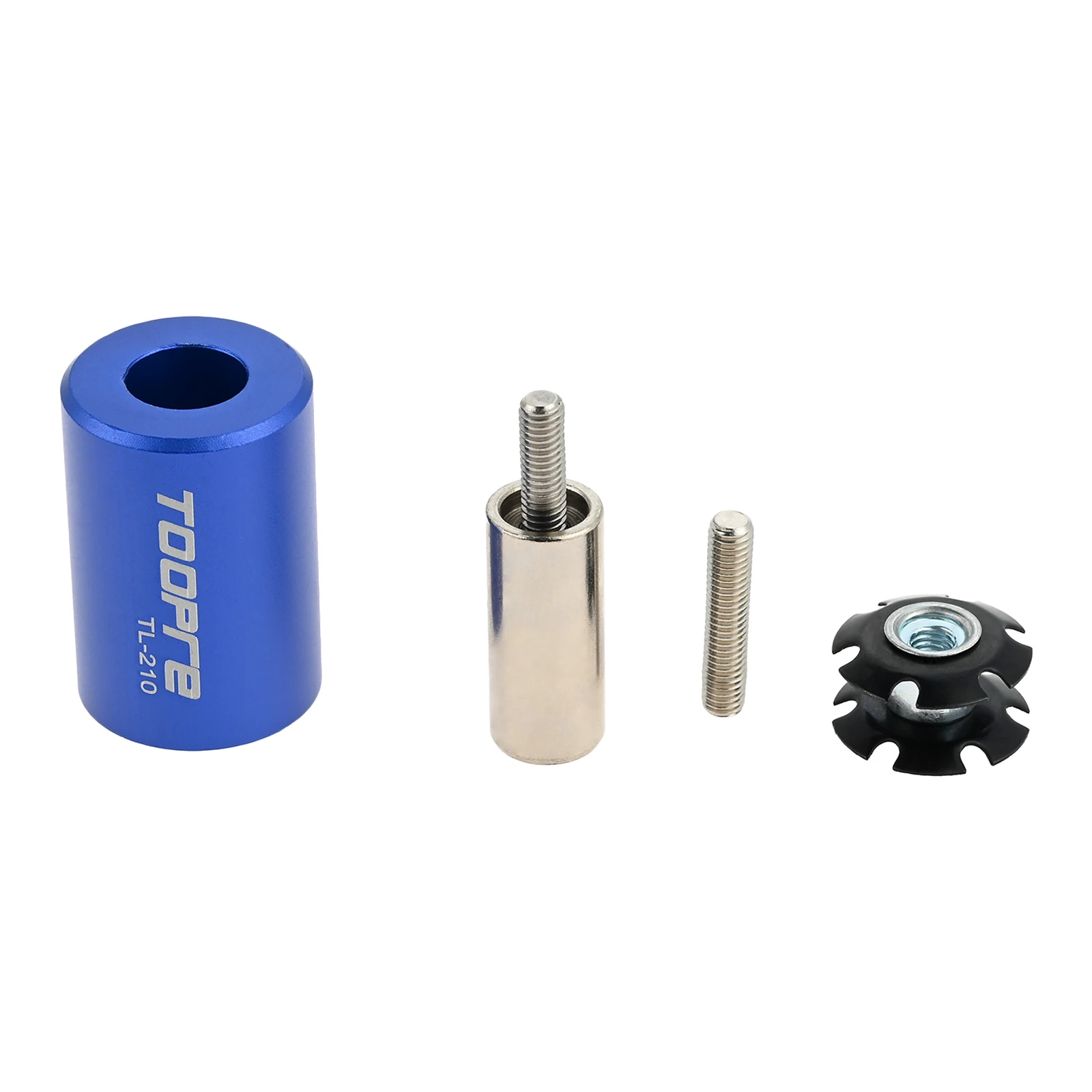 1 Set Bicycle Front Fork Star Nut Set Auxiliary Sleeve Percussion Lever Star Nut Positioning Screw Bike Accessories