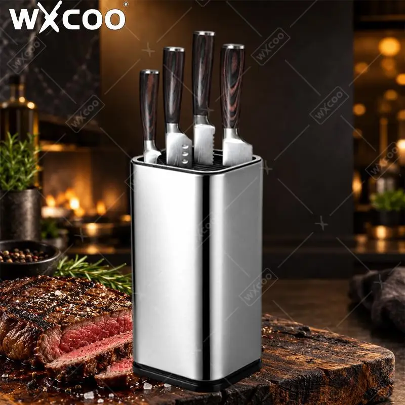 Multifunctional Household Knives Holder for Fruit Knife Storage Rack Stainless Steel Kitchen Knife Easy to Clean Anti-slip Base