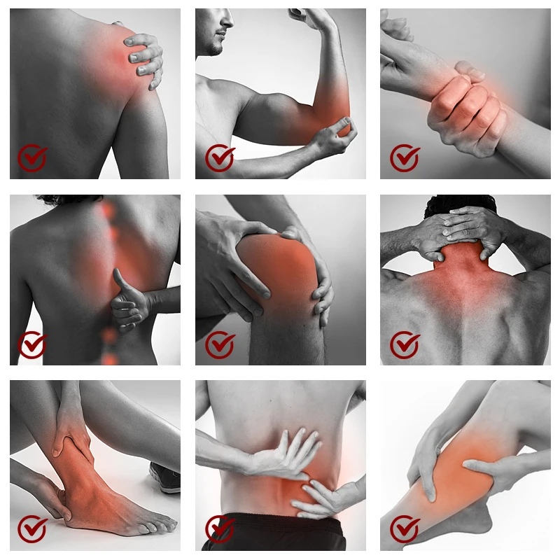 12Pcs=1Bag Joint Pain Patches Long-Lasting Warming Protection Lumbar Spine Stickers Non-woven Fabric Self-adhesive Patches H128