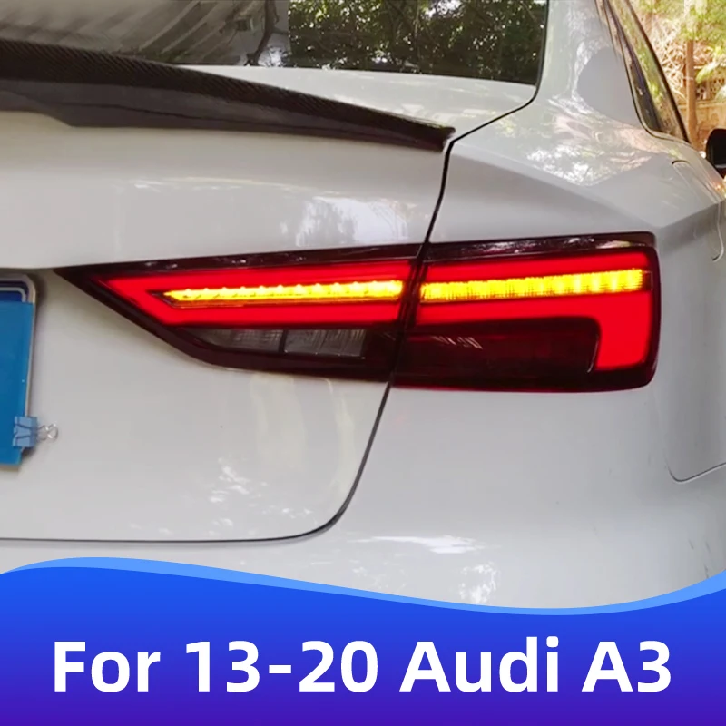 For 2013-2016 Models Audi A3 Conversion Upgrade New Style LED Tail Lights Turn Signal Lights Car Accessories DRL