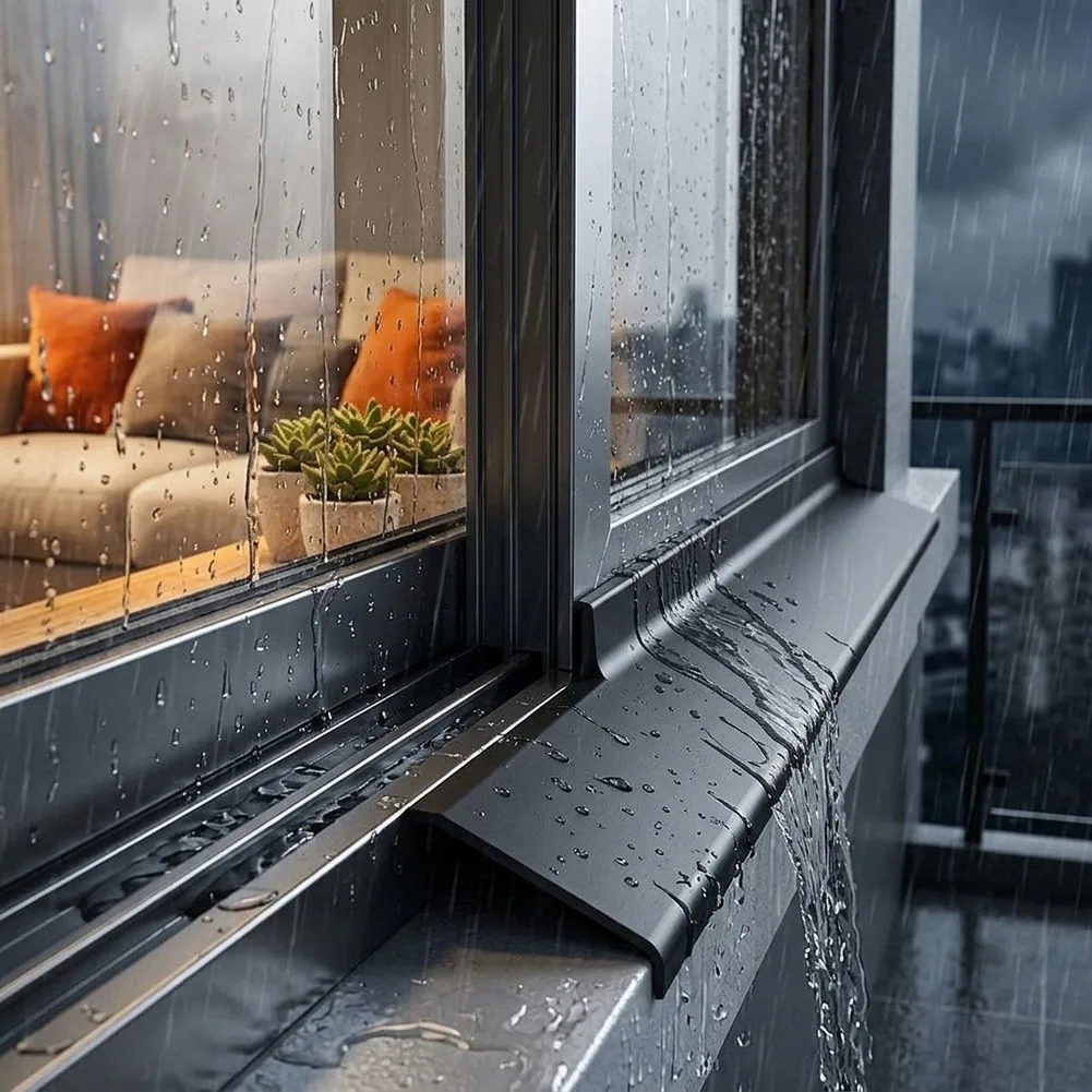 Flexible Rubber Weather Stripping Seal Strip for Windows Doors and Balcony Gaps Waterproof Home Sealing Solution