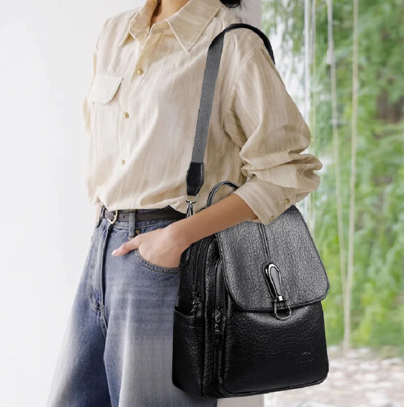 กระเป๋าเป้สะพายหลังหนังคุณภาพส - Leather Backpack Vintage บทวิจารณ์และราคา