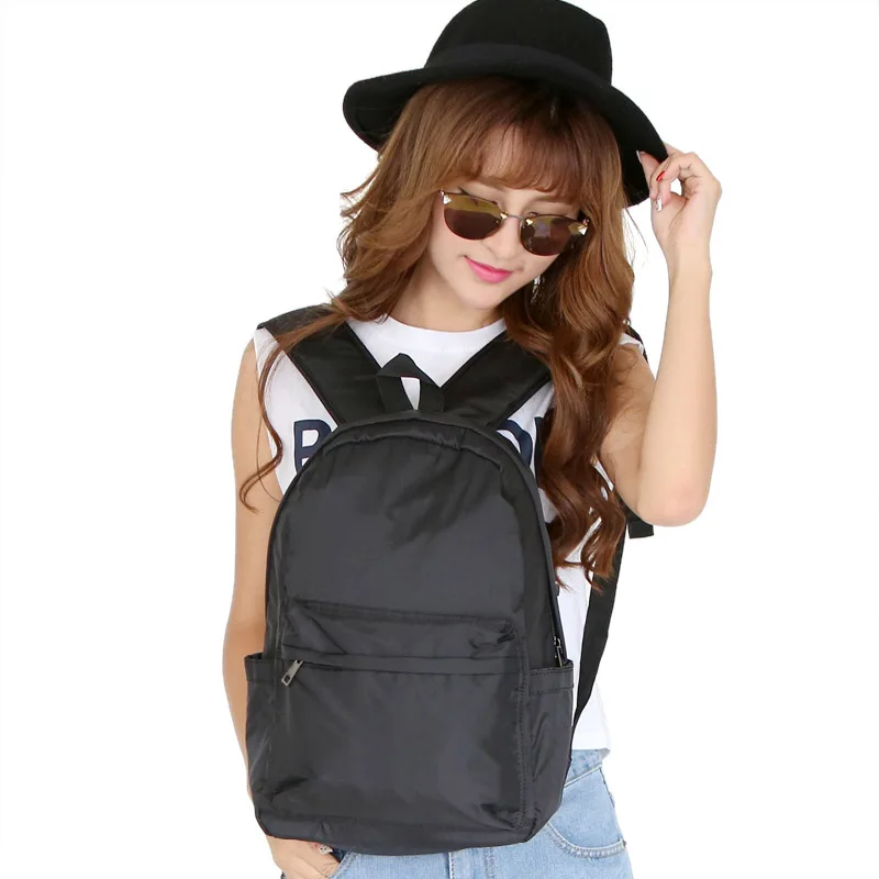 Рюкзак в корейском стиле, модный женский модный повседневный нейлоновый водонепроницаемый легкий маленький рюкзак, школьная сумка для путешествий на открытом воздухе