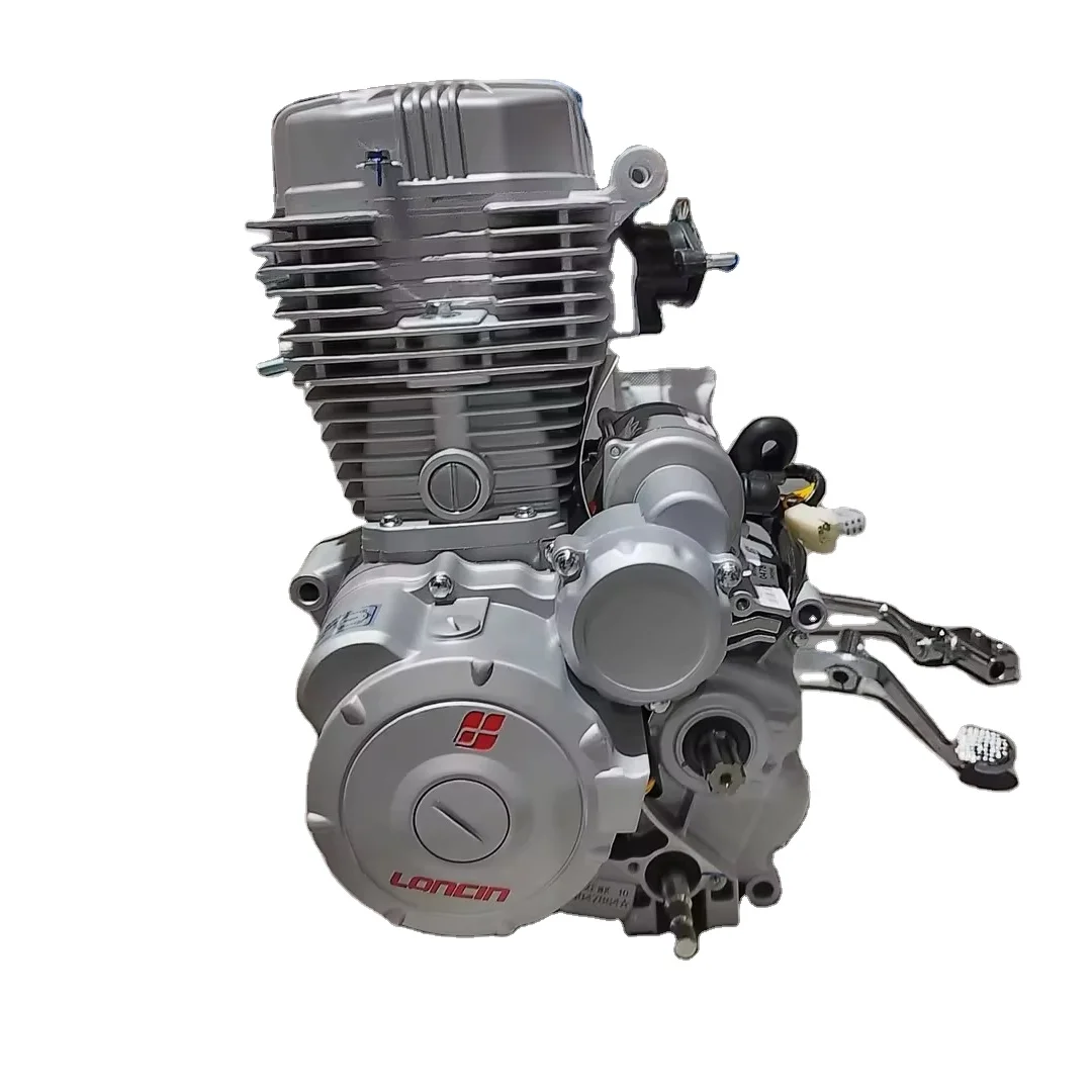 OEM Motorcycle Loncin 200cc Engine Assembly Air-Cooled 4-Stroke CG200cc engine Spare Parts For Three-Wheeled Tricycle Suppliers