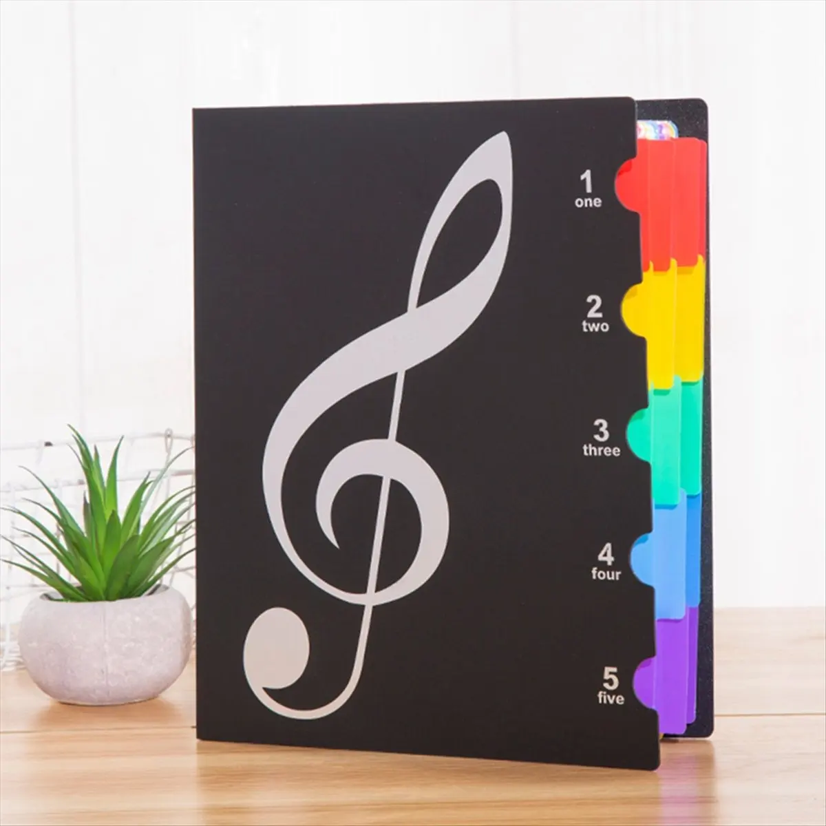 T34C Sheet Music Folder, 60 Pages, Sheet Music/Holder,Fits Letter Size A4, Writable & Detachable Choir Folder Pink