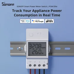 SONOFF POW Elite 16A 20A Wifi Switch Controller Real Time Power Consumption Monitor Measurement e-WeLink For Smart Home