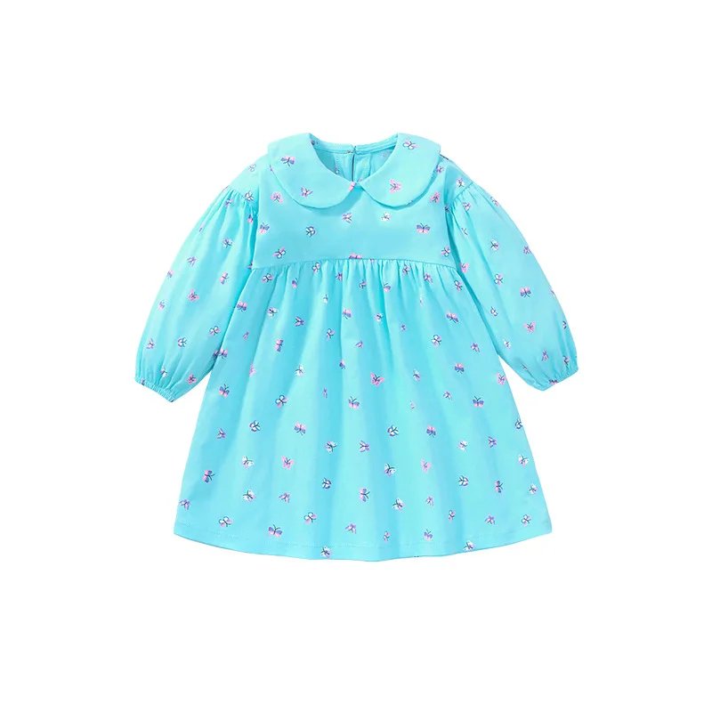

Autumn Girls Dress Long Sleeve Princess Dress Children's Dress Home Pure Cotton Children's Dress