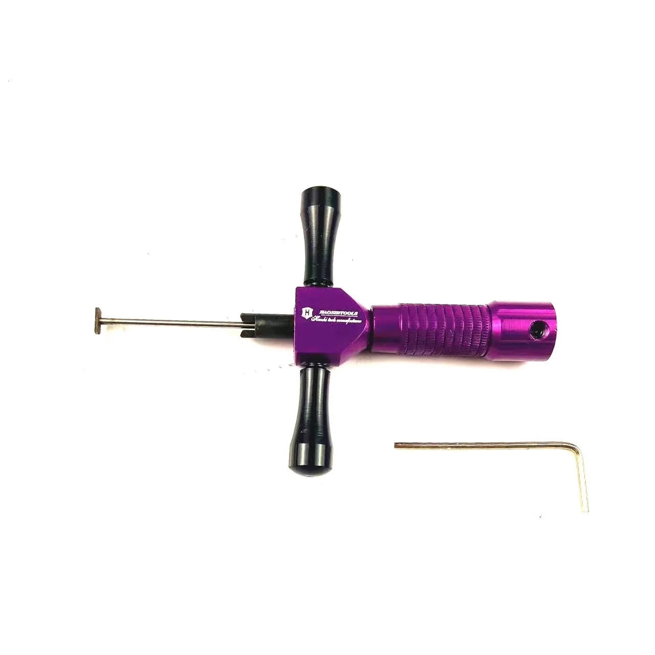 Haoshi Tools Universal-Schlossöffner mit Klingensperre für professionelle Schlosser, Multifunktionales Handwerkzeug für Türschlösser – Detail 3