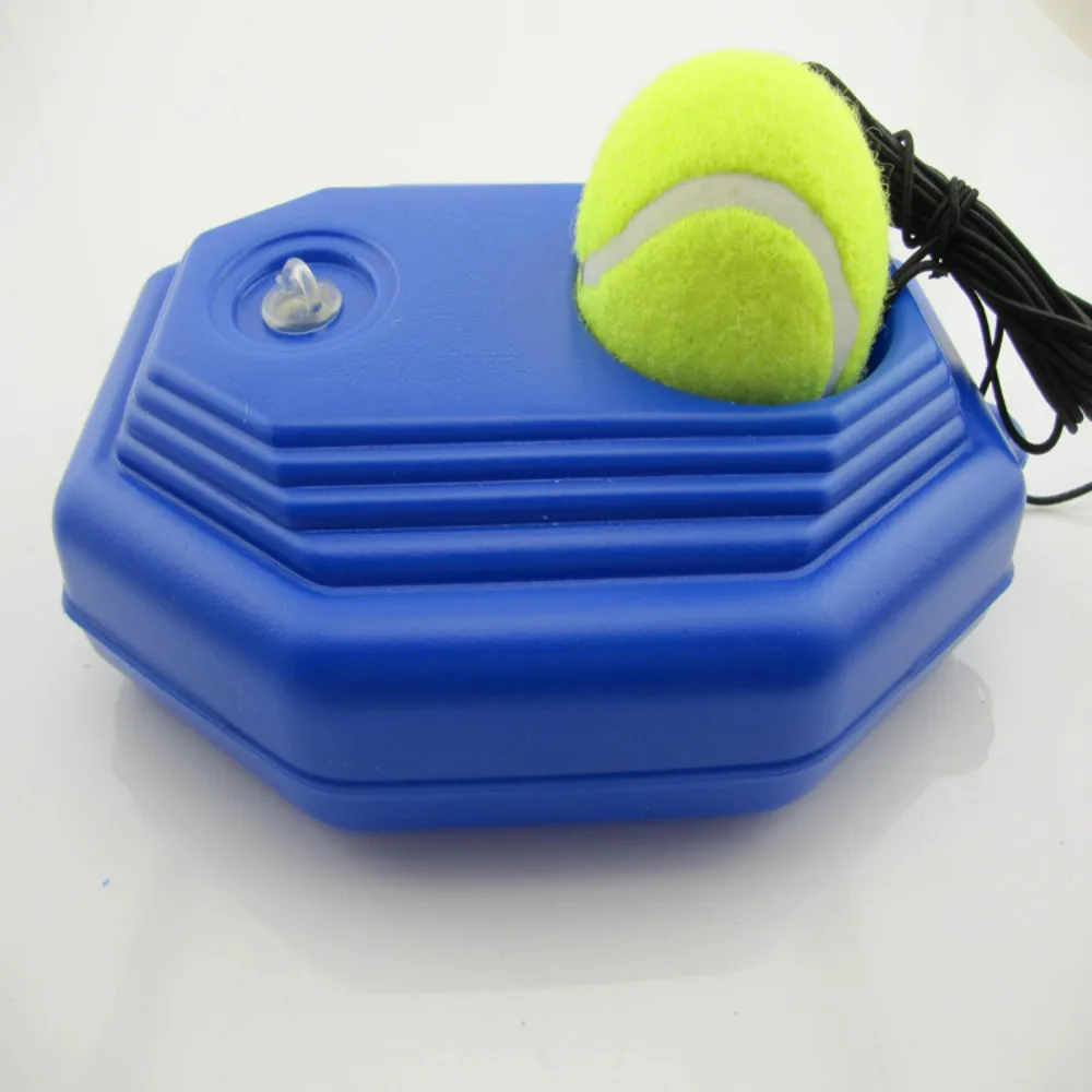 Tennis Supplies Tennis Training Base With Elastic Rope Ball Practice Self-Duty Rebound Tennis Trainer Partner Sparring Device