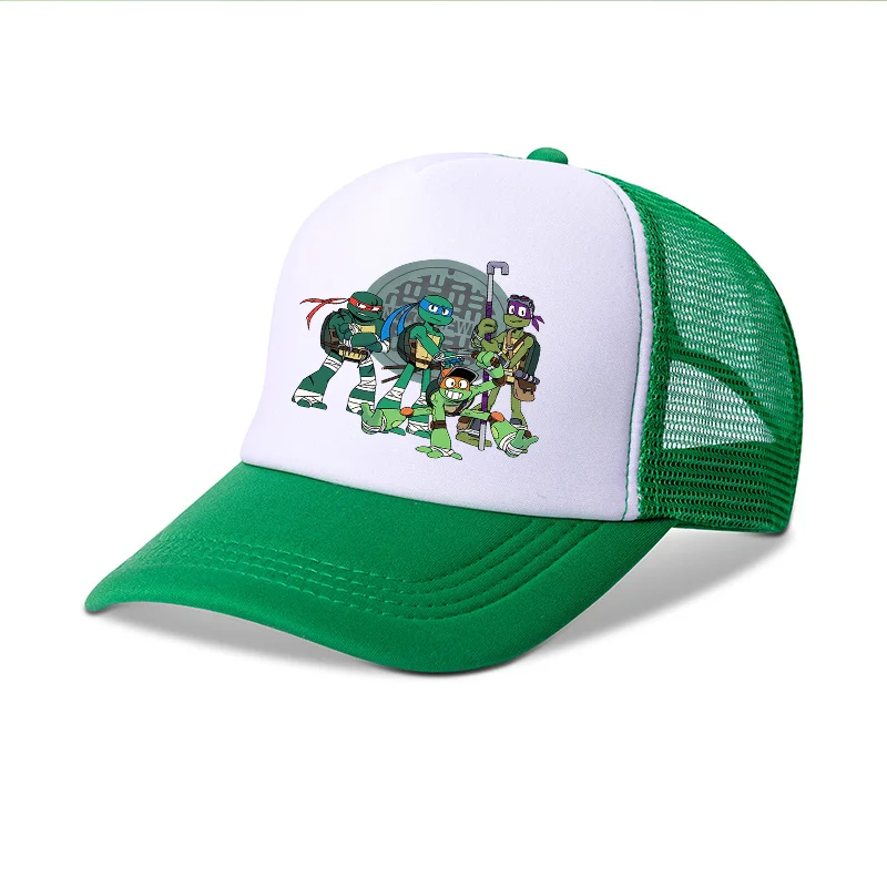 

Cute TMNT Mutants Baseball Cap Anime Kids Boy Adult Sport Casual Sunshade Adjustable Movie Cartoon Peaked Mesh Hat Birthday Gift