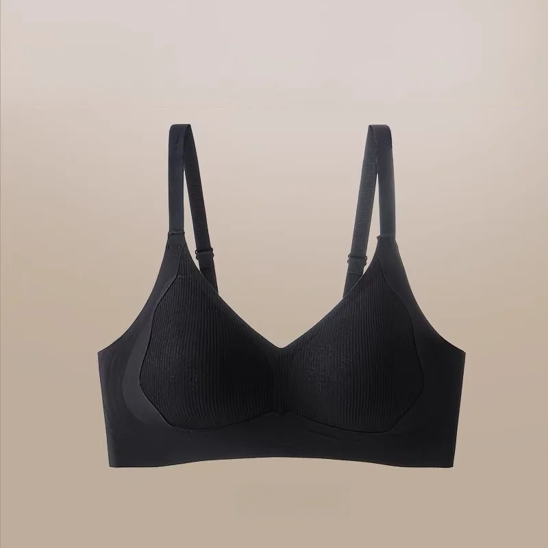 

Women Jelly Gel Soft Seamless Bra Push Up Lifting Small Breast Enhancing Anti Sagging Side Shaping Adjustable Comfort Underwear