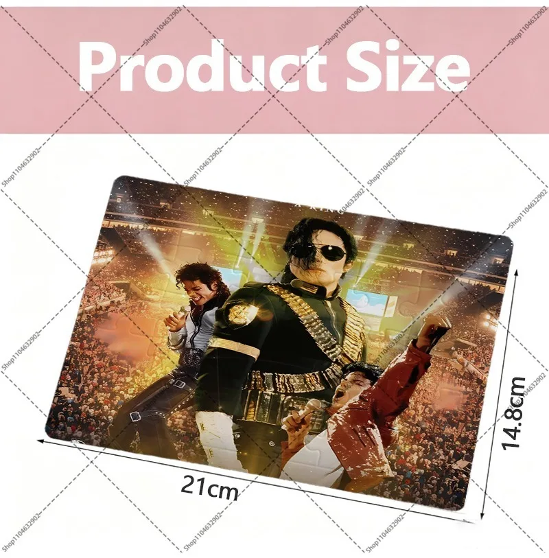 Michael Jackson Themed Paper 30PCS Jigsaw Puzzles The King of Pop MJ Pattern Puzzle Educational Learning Toys Unisex Gifts New view 4